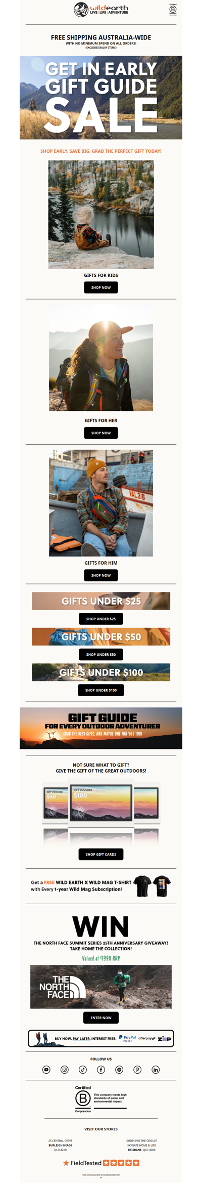 Get In Early Gift Guide Sale 🎁 Shop Now!