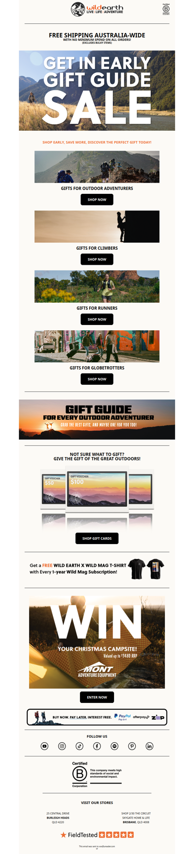 From Hikers to Campers 🏕️ Gift Guide Sale On!