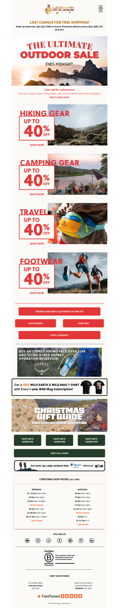 Last Call! Sale Ends Midnight 🔥