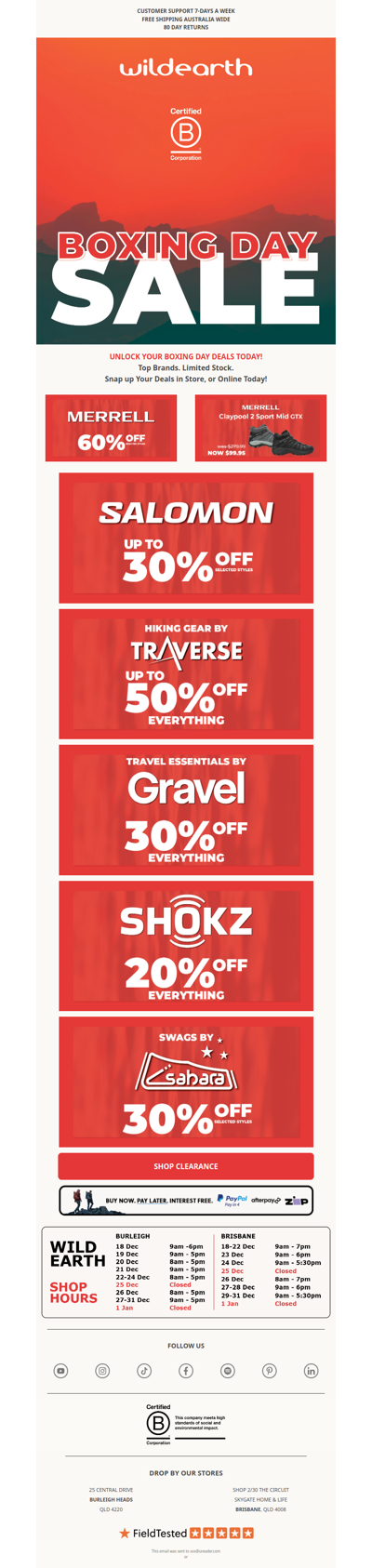 Boxing Day Deals Won’t Last ⏰