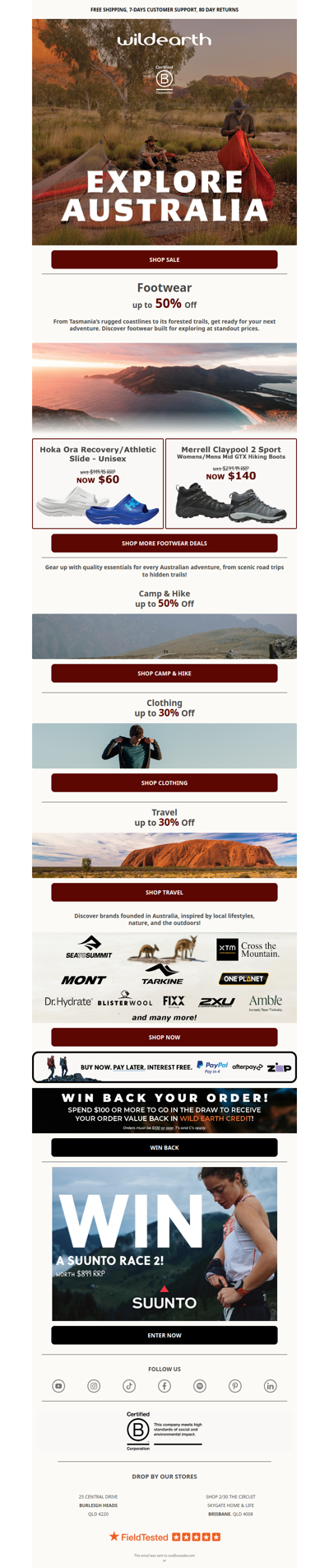 Get Outdoors! Shop Gear up to 50% Off 🔥