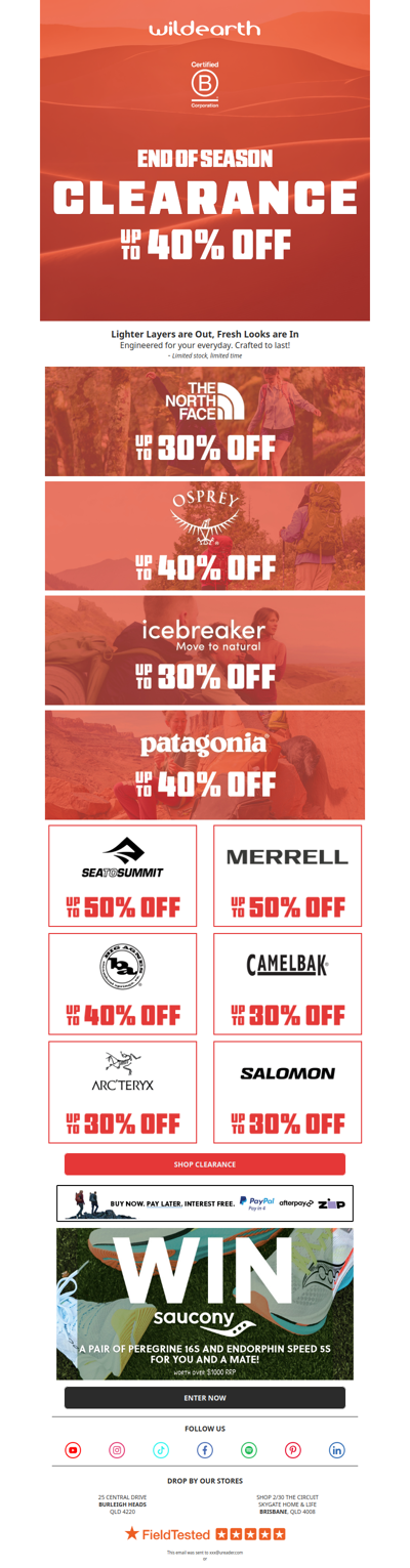 Huge Markdowns on Arc'teryx & Icebreaker! Shop Now!
