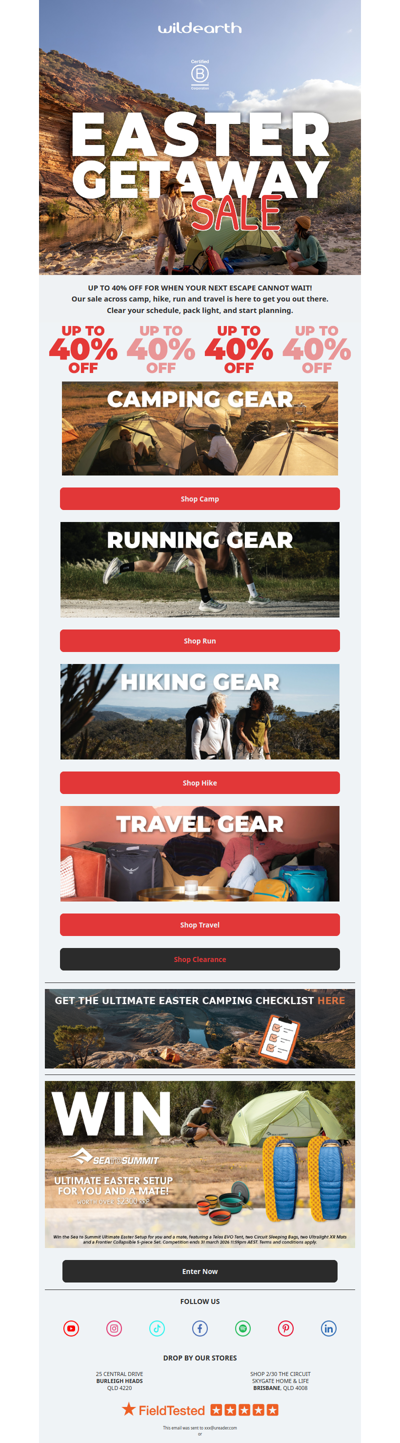 Up to 40% off Easter Essentials! Shop Sale 🔥