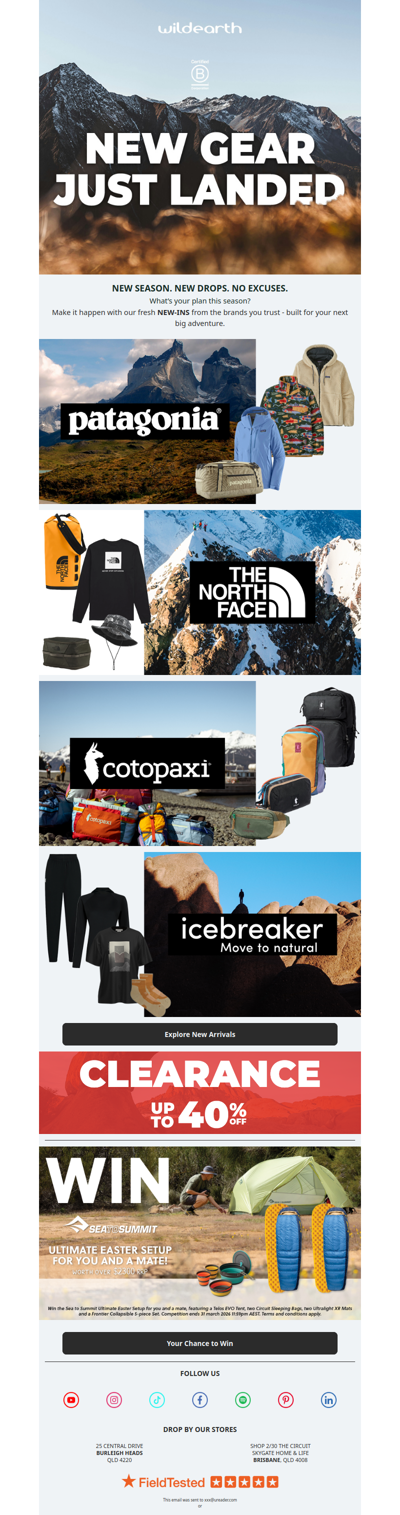 Just Landed! New Patagonia, The North Face and more! 🔥