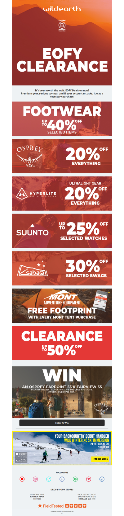 Extra offers. Extra savings. EOFY Sale is on.