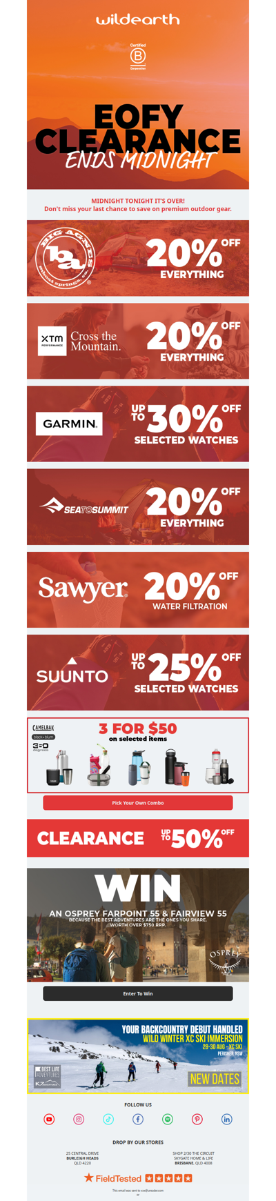 Last chance. EOFY Sale ends midnight tonight.