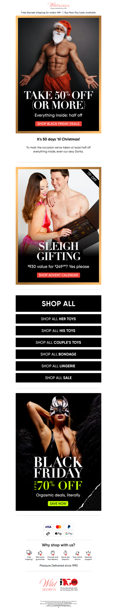 🤑 No Jokes, Just 50% Off Inside.