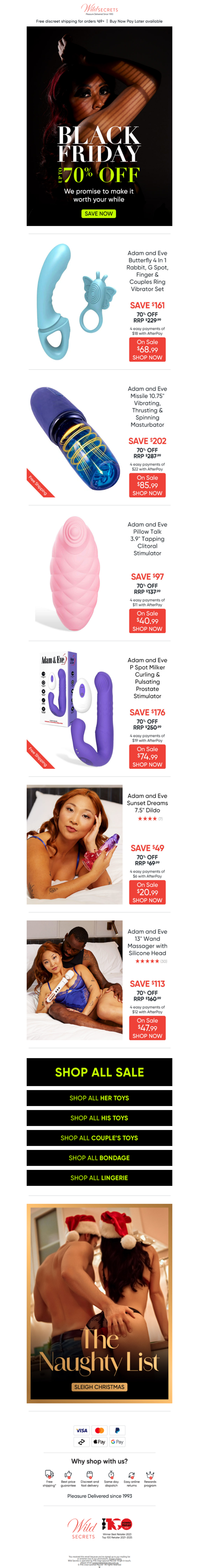 💰 Sale: Everything Inside Is 70% Off