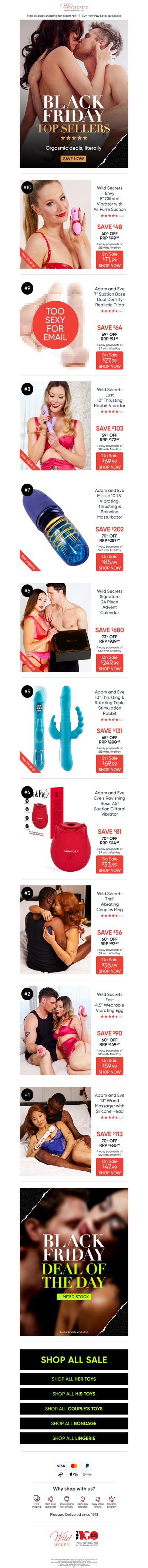 ⏲️ Countdown The Sale Top 10!