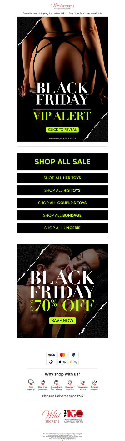 🚀 VIP Alert: We've Supercharged Our Sale!