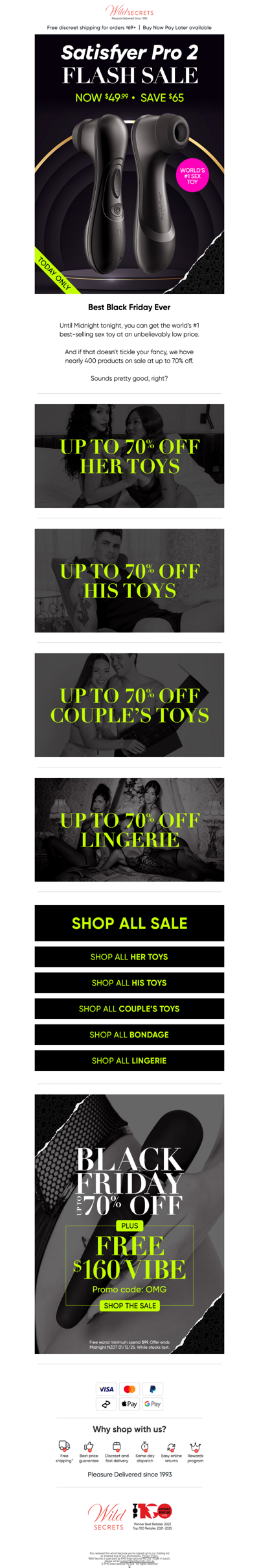 💣 Black Friday 1 Day Flash Sale!