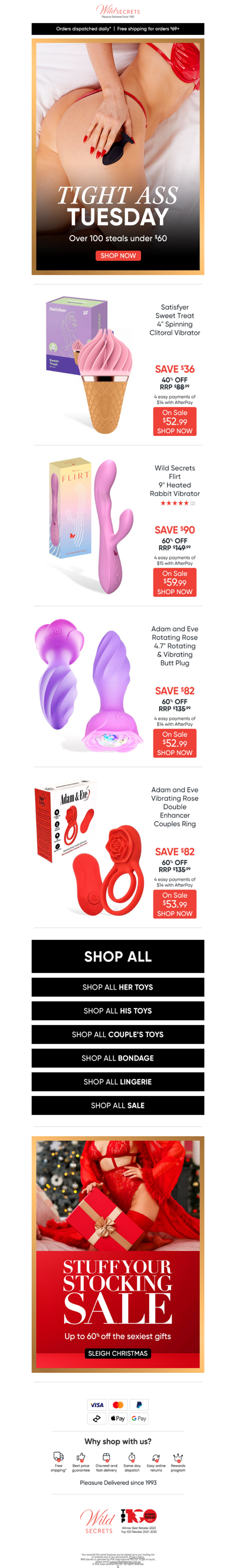 🍑 Tuesday Just Got Tighter!