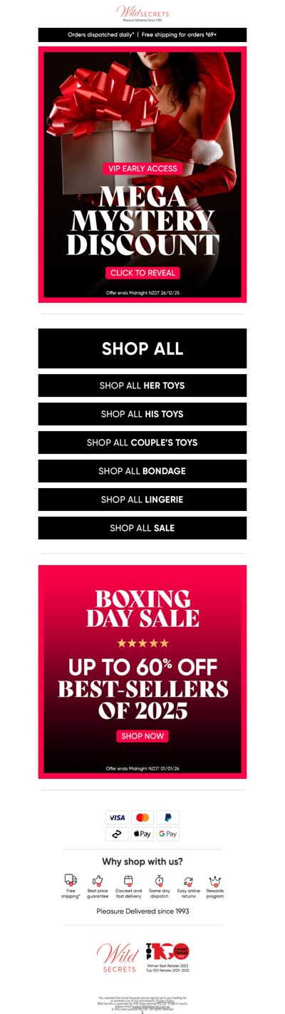 🎅 A Christmas Gift From Us To You.