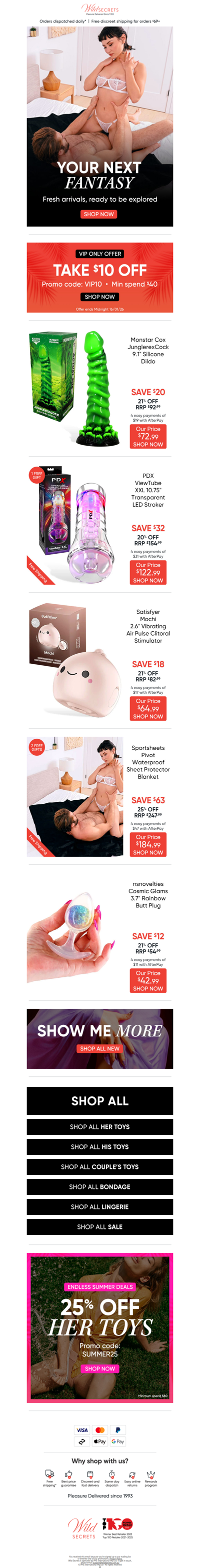 💎 VIP Access: New Toys Just In.