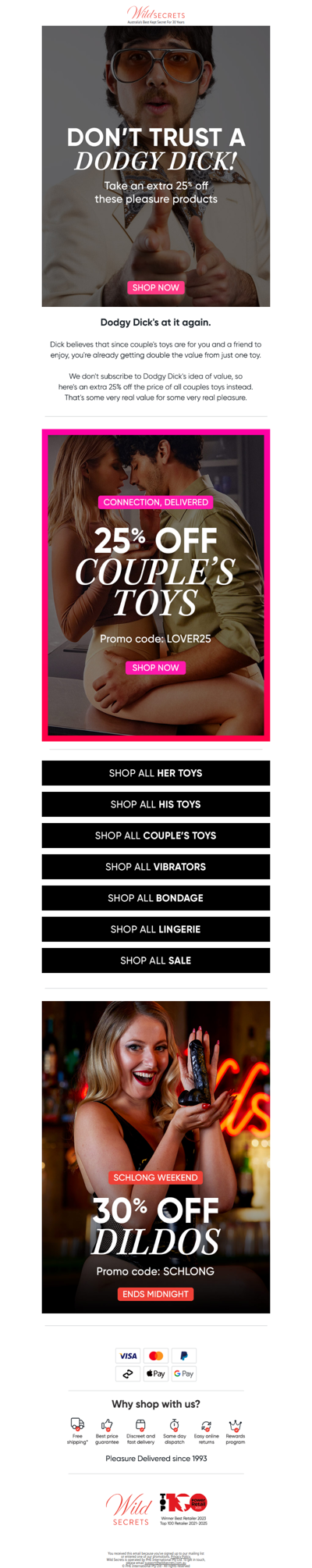 😈 Dodgy Dick's At It Again.