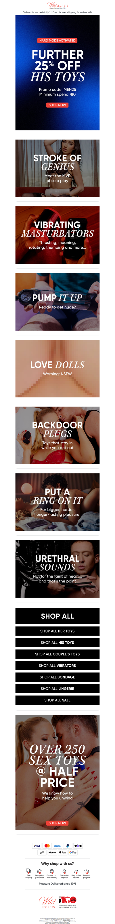 😎 Take An Extra 25% Off Toys For Him!