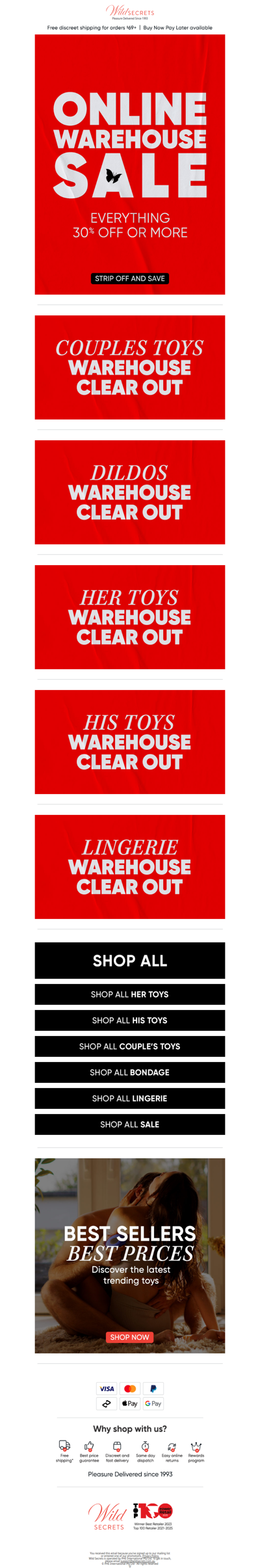 😮 It's A Warehouse Clear Out!