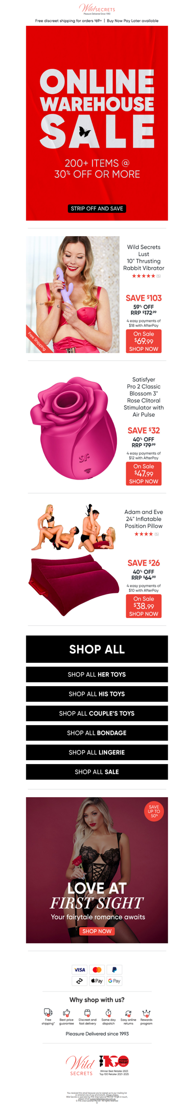 💎 Warehouse Sale Wonders!