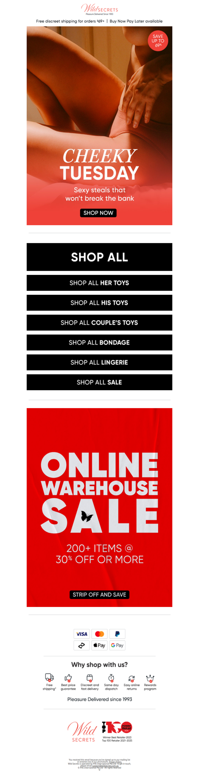 🍑 Cheeky Tuesday Is Back!