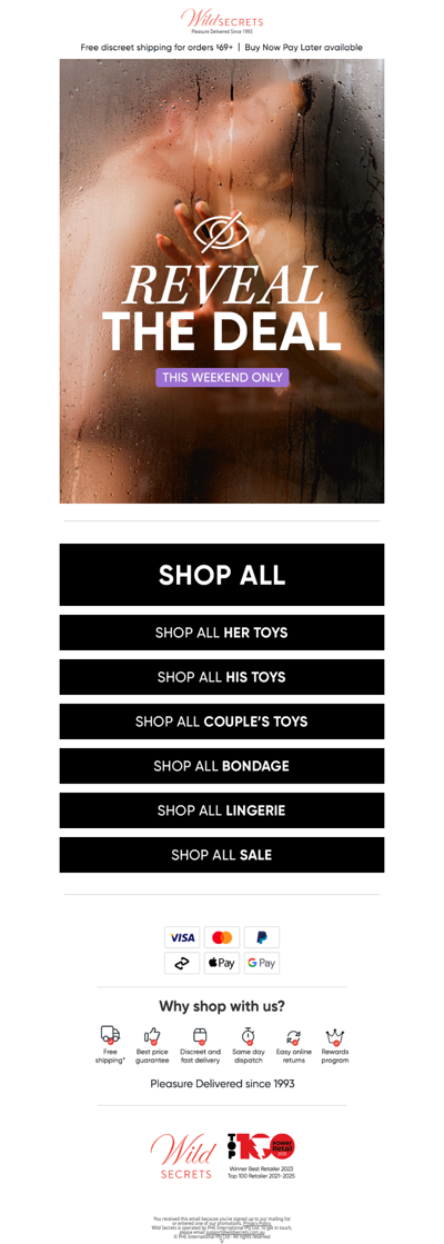 🤫 Your Weekend Mystery Deal Is Here.