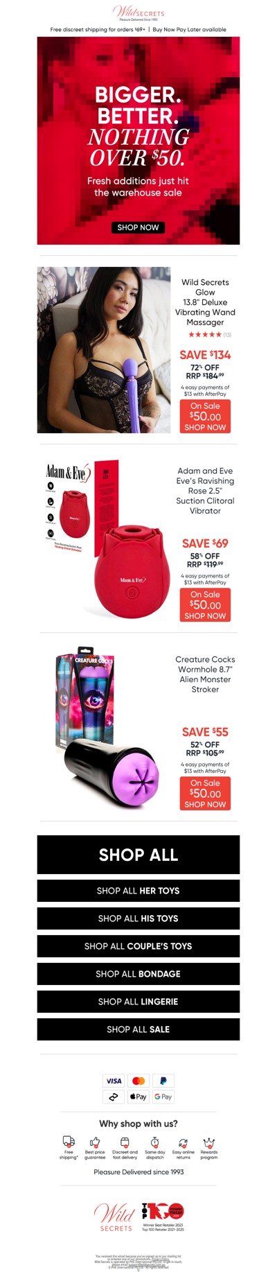 🙌 New Toys Added To Our $50 Clearance!