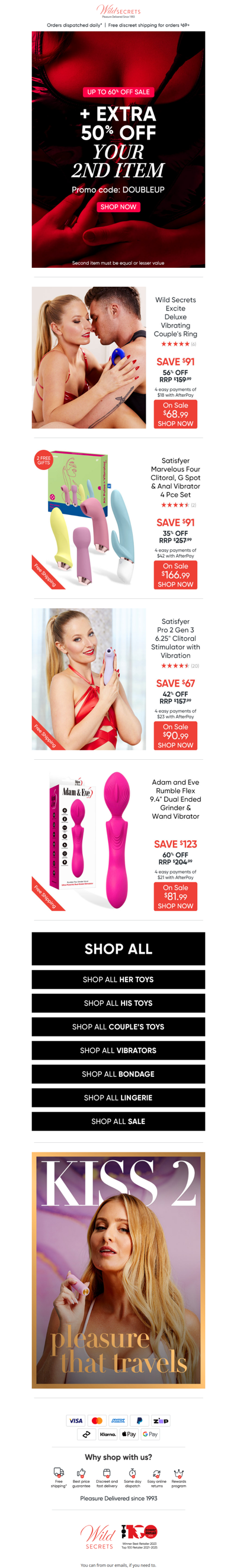 😲 Sale Plus an EXTRA 50% Off?