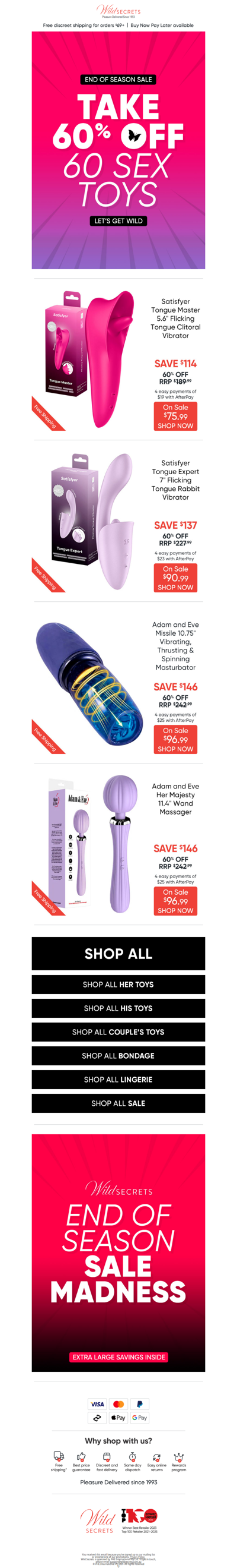 💥 60 Toys At 60% OFF!