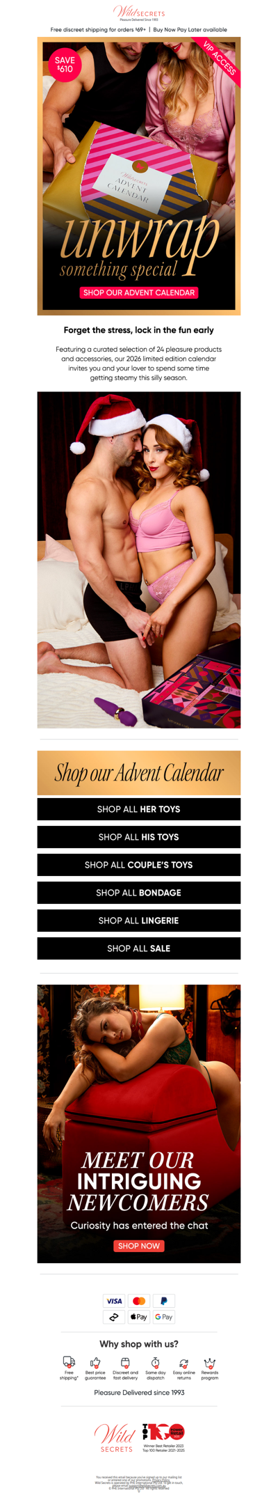 🎁 VIP Release: Advent Calendars Just In - Sleigh!