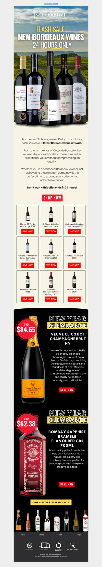 24-Hour Flash Sale: Discover New Bordeaux Wines at Unbeatable Prices!