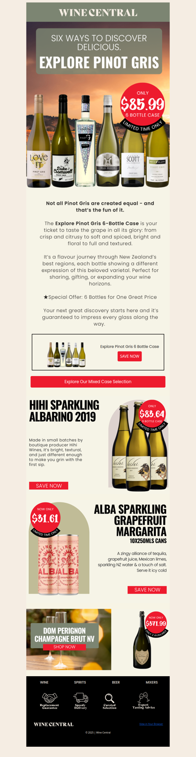 🍇Discover Your Next Favourite Pinot Gris - Explore the 6-Bottle Case