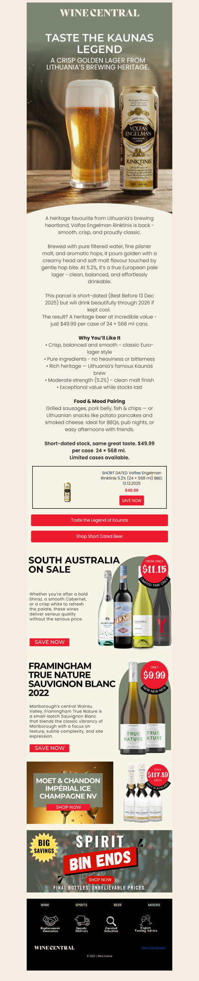 🍺The legendary Kaunas lager is back - taste Rinktinis today!