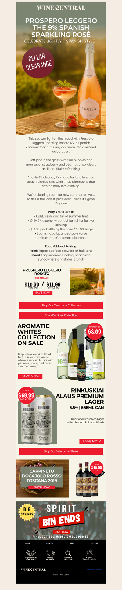 🍓Celebrate lightly - $10.99 Spanish Rosé Fizz