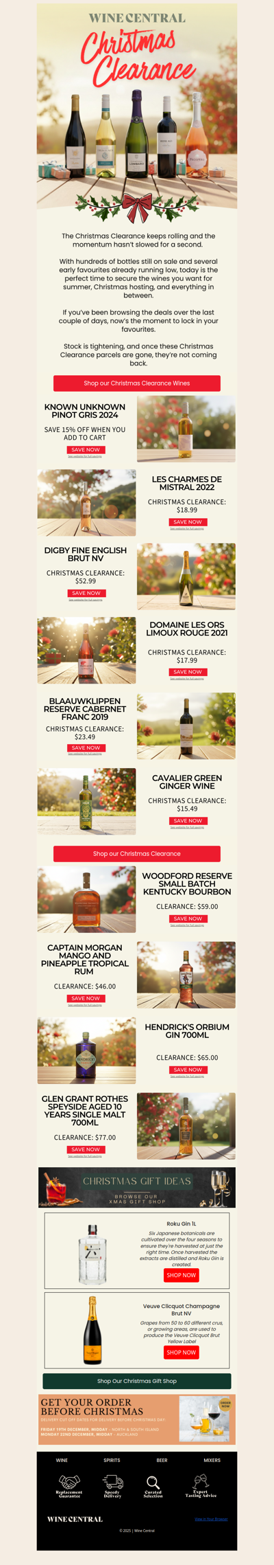 Your Christmas Wine Deals - While They’re Still Available!