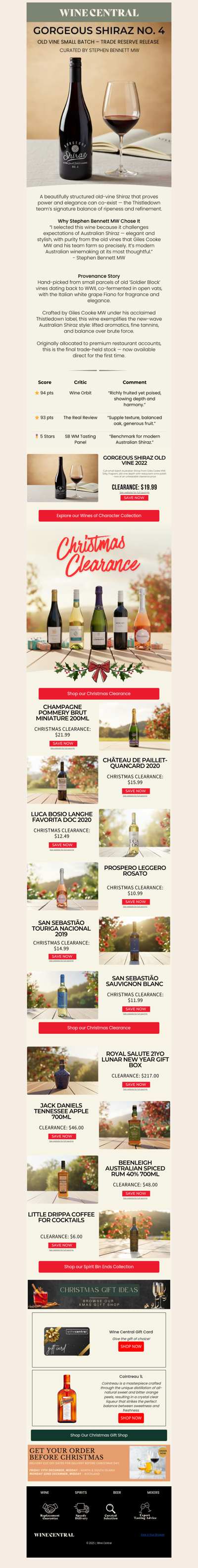 Gorgeous Shiraz No. 4 - Old Vines, Small Batch, Pure Character