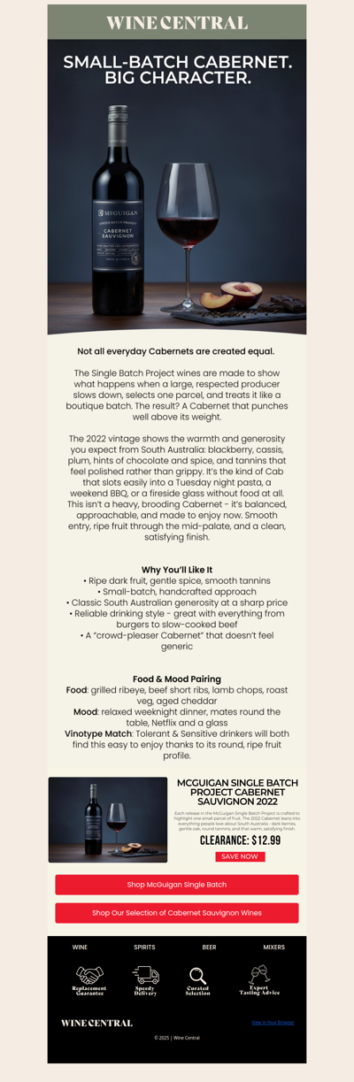 A bold South Aussie Cab that overdelivers