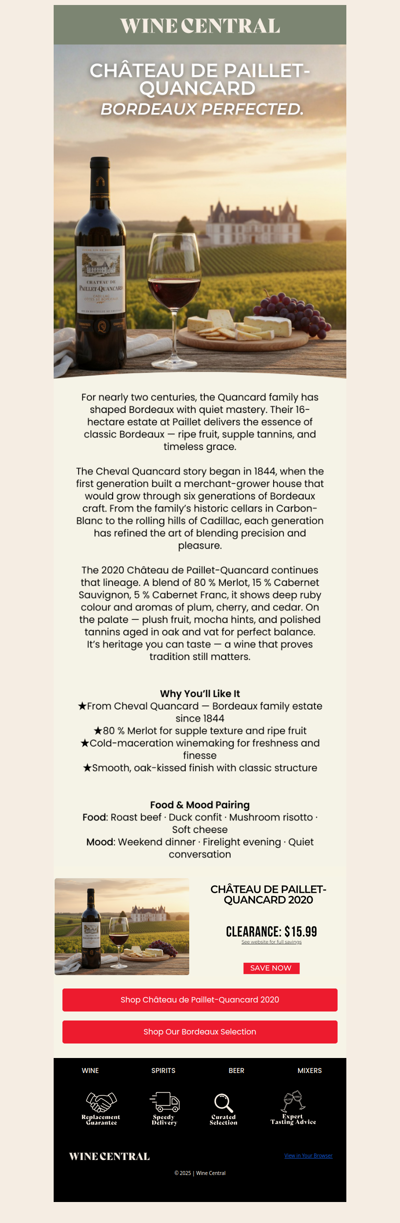 Six generations of Bordeaux Mastery - $15.99