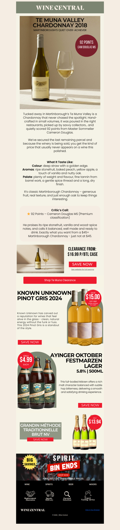 92-Point Martinborough Chardonnay from $16.99