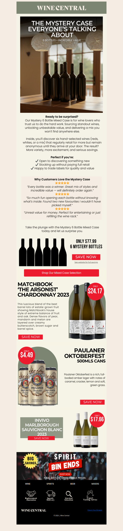 Feeling Adventurous? 6 Mystery Wines, One Unreal Price 🍾