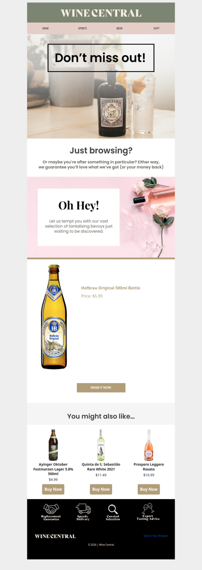 See something you like? 🍻🍷🥃