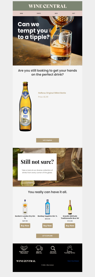 You have exceptional taste