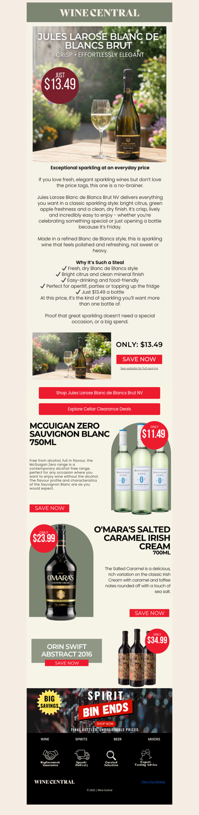 Champagne Style Sparkling - Just $13.49 a Bottle 🥂😱