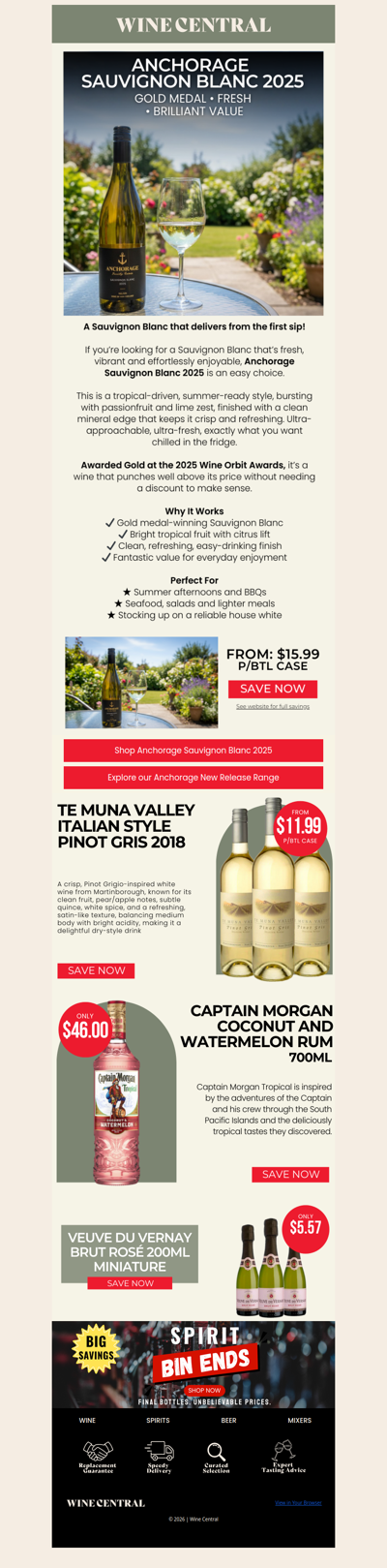 Gold Medal Sauvignon Blanc at a Really Sharp Price 🥇