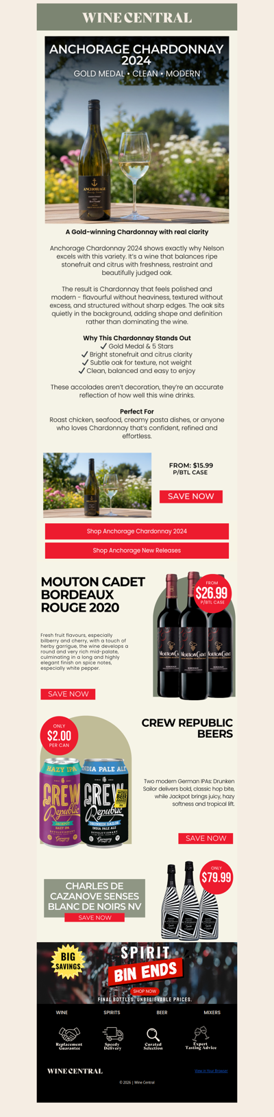 Gold-Winning Chardonnay That Gets Everything Right 🥇 From $15.99 p/btl case