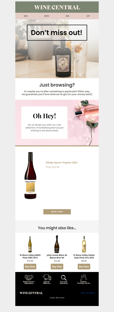 See something you like? 🍻🍷🥃