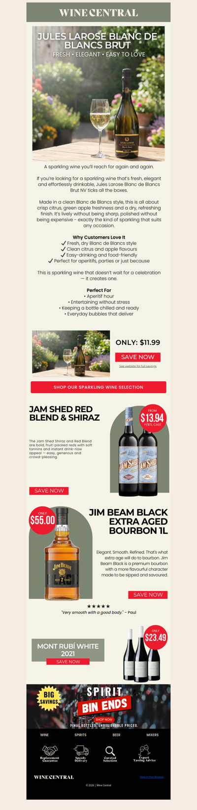 Crisp, Elegant Sparkling for Everyday Drinking 🥂 Only $11.99