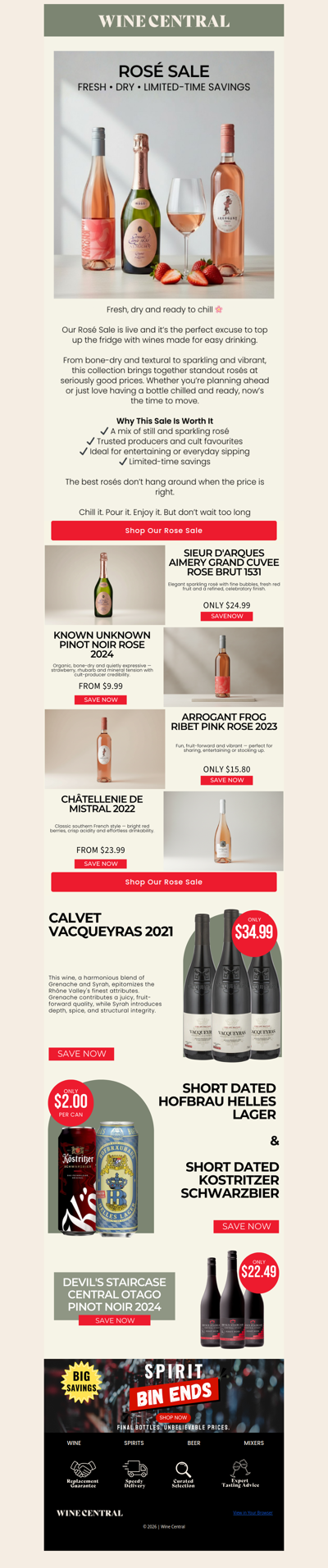 Rosé Sale On Now - Stock Up While It’s Hot 🌸