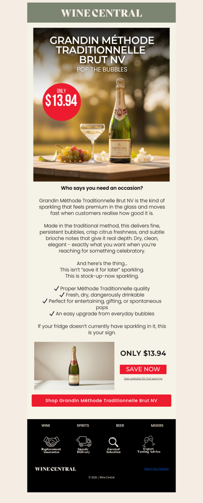 Time to Pop - Sparkling Deal 🥂