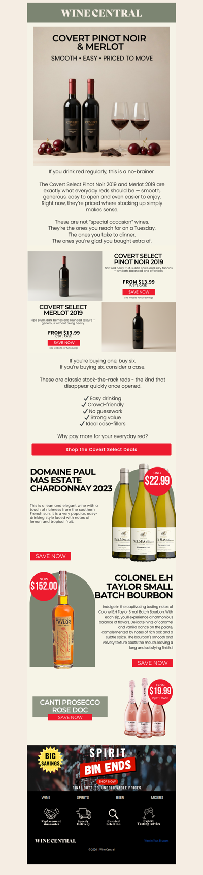 Stock-Up Reds at Seriously Sharp Prices 🍷