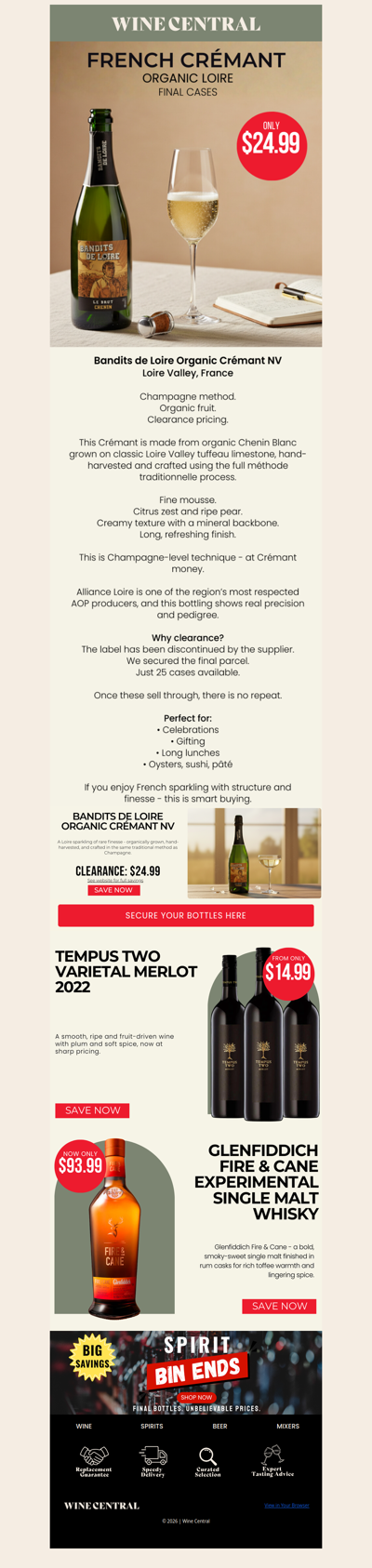 🥂 French Sparkling - Clearance