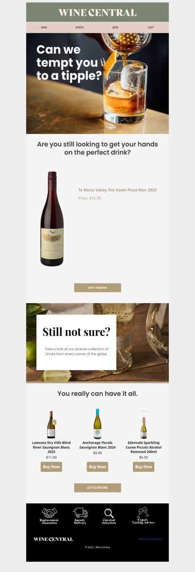 You have exceptional taste